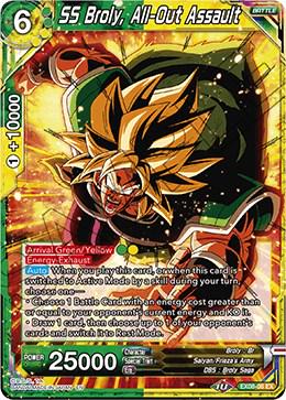 SS Broly, All-Out Assault EX08-06 Dragon Ball Super Magnificent Collection Forsaken Warrior