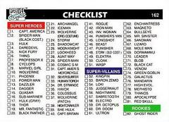 Checklist #162 Marvel 1990 Universe Prices