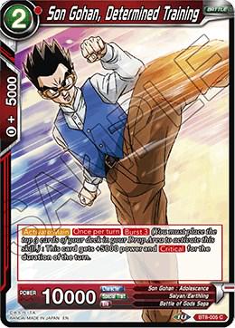 Son Gohan, Determined Training BT8-005 Dragon Ball Super Malicious Machinations