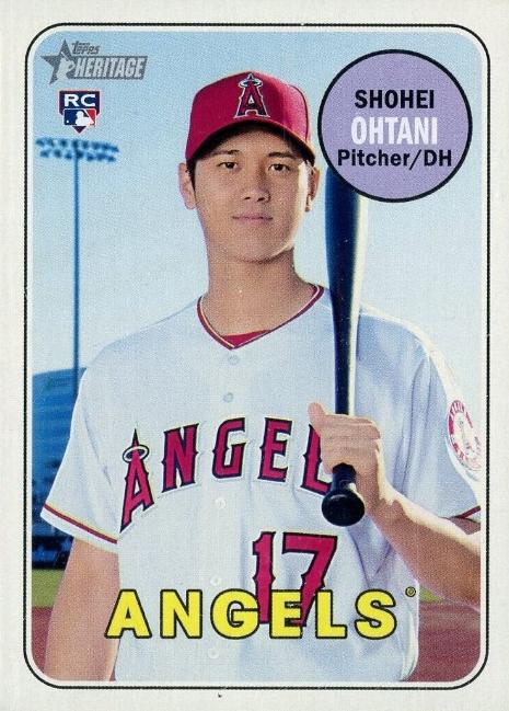 Shohei ohtani discount 2018 topps heritage rc psa 10