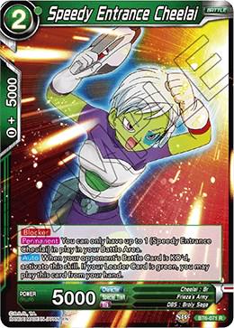 Speedy Entrance Cheelai [Shatterfoil Foil] BT6-071 Dragon Ball Super Dragon Brawl