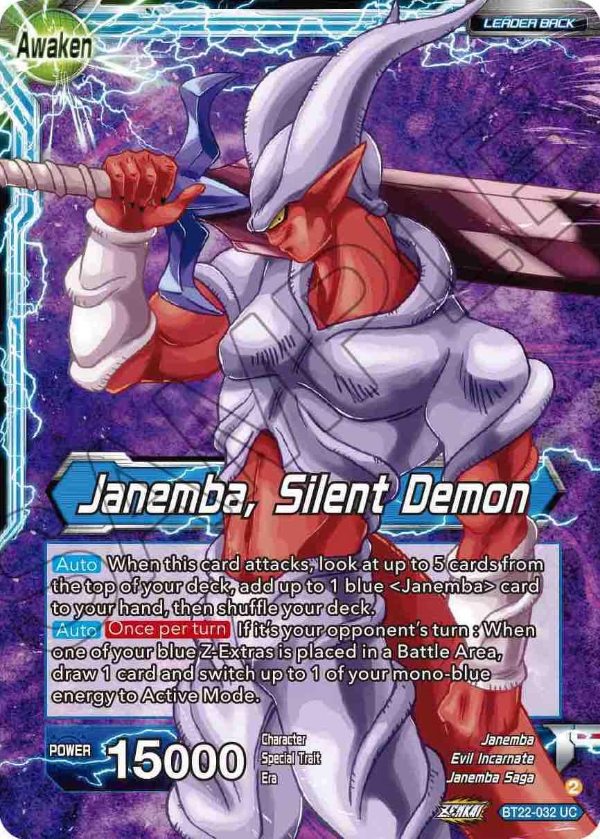 Janemba // Janemba, Silent Demon BT22-032 Dragon Ball Super Critical Blow