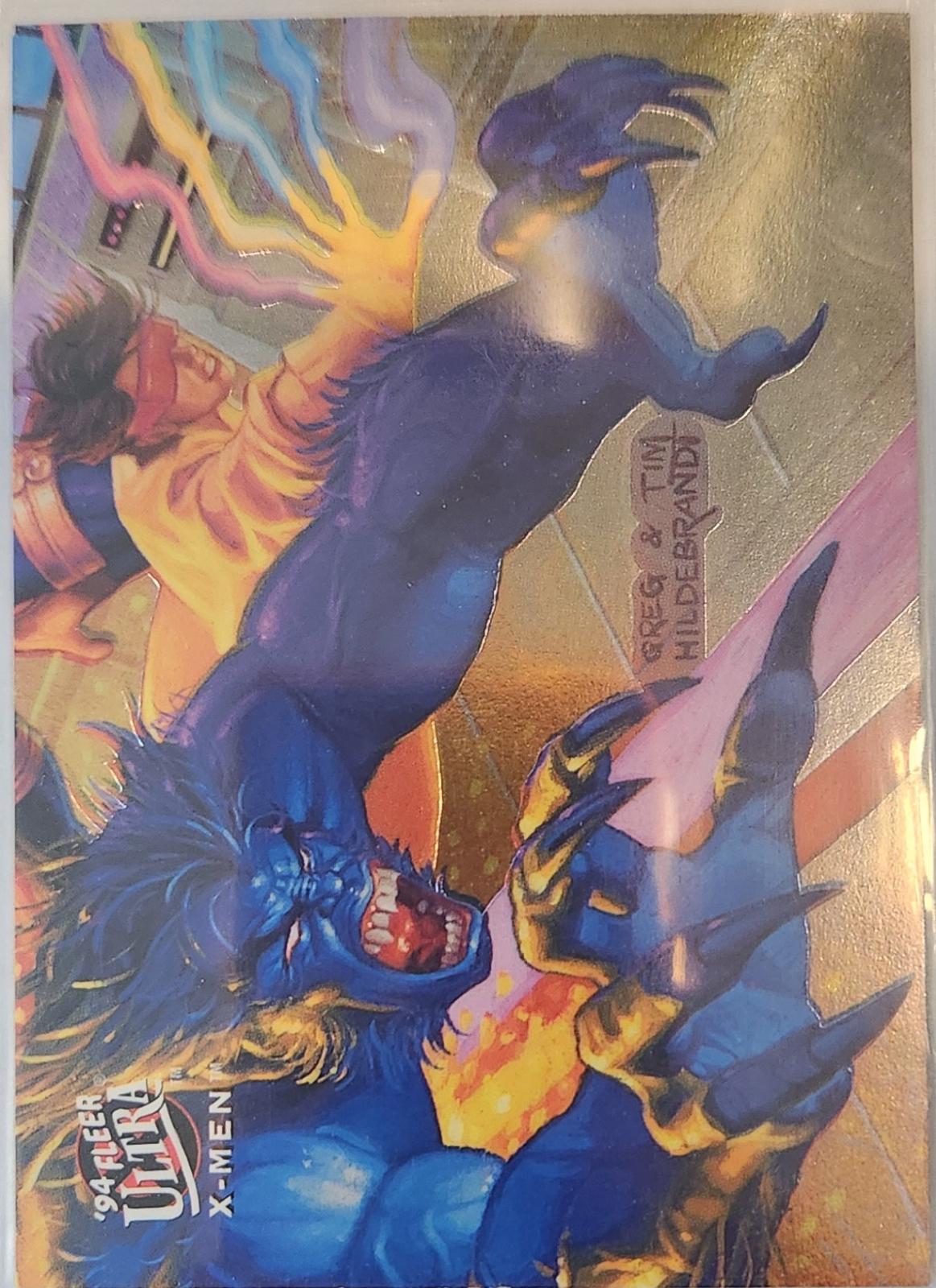 Beast & Jubilee #3 Marvel 1994 Ultra X-Men Portrait