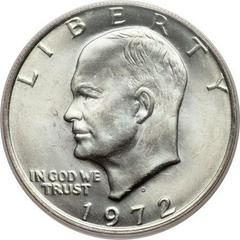 1972 D [TYPE 1] Coins Eisenhower Dollar Prices