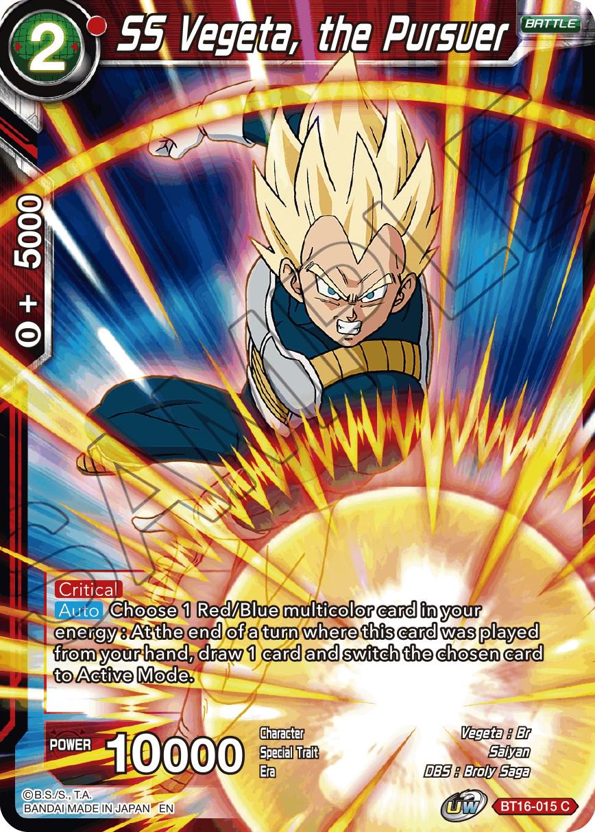 SS Vegeta, the Pursuer [Foil] BT16-015 Dragon Ball Super Realm of the Gods