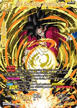 SS4 Son Goku, Prideful Hero BT8-131 Dragon Ball Super Malicious Machinations