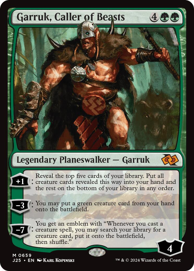 Garruk, Caller of Beasts #659 Magic Foundations Jumpstart