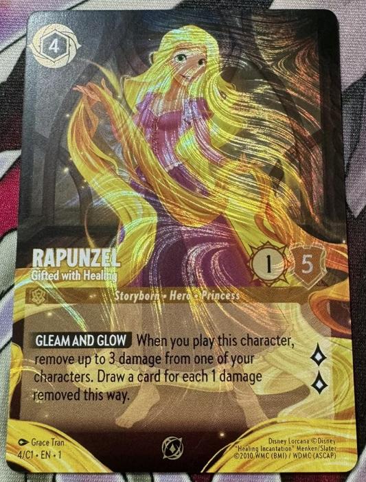 Rapunzel - Gifted With Healing [Top Prize] #4 Lorcana Promo