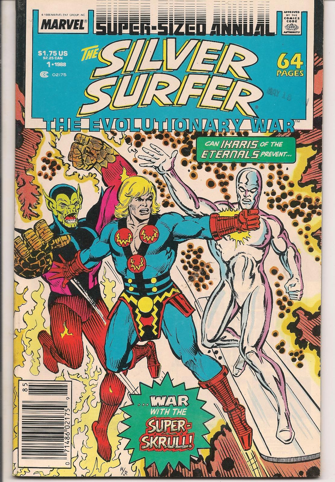 The Silver Surfer Annual [Newsstand] #1 (1988) Comic Books Silver Surfer Annual