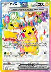 Pikachu ex #219 Pokemon Surging Sparks Prices