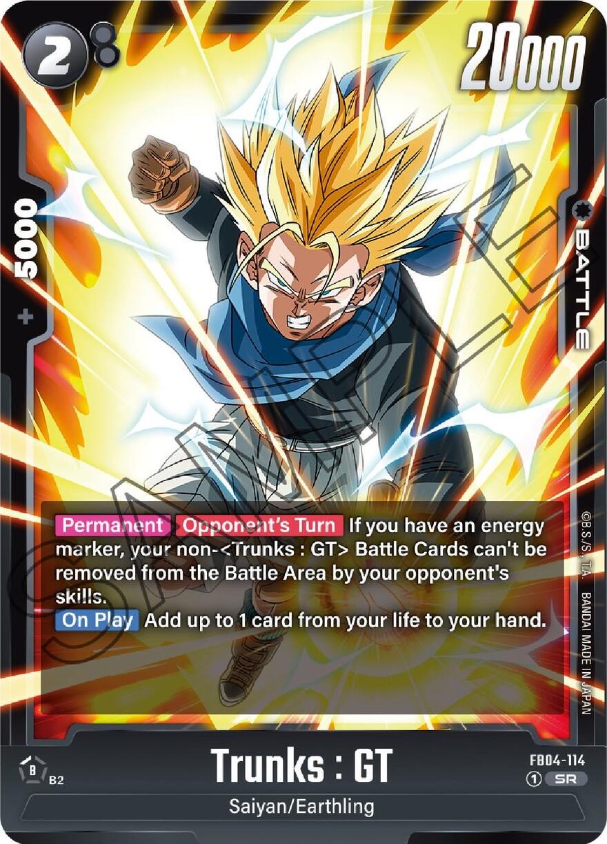 Trunks: GT FB04-114 Dragon Ball Fusion World Ultra Limit