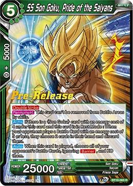 SS Son Goku, Pride of the Saiyans BT10-065 Dragon Ball Super Rise of the Unison Warrior: Pre-Release Promos