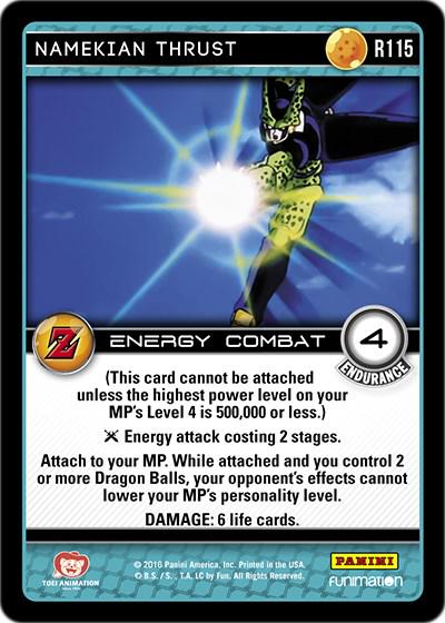 Namekian Thrust R115 Dragon Ball Z Awakening