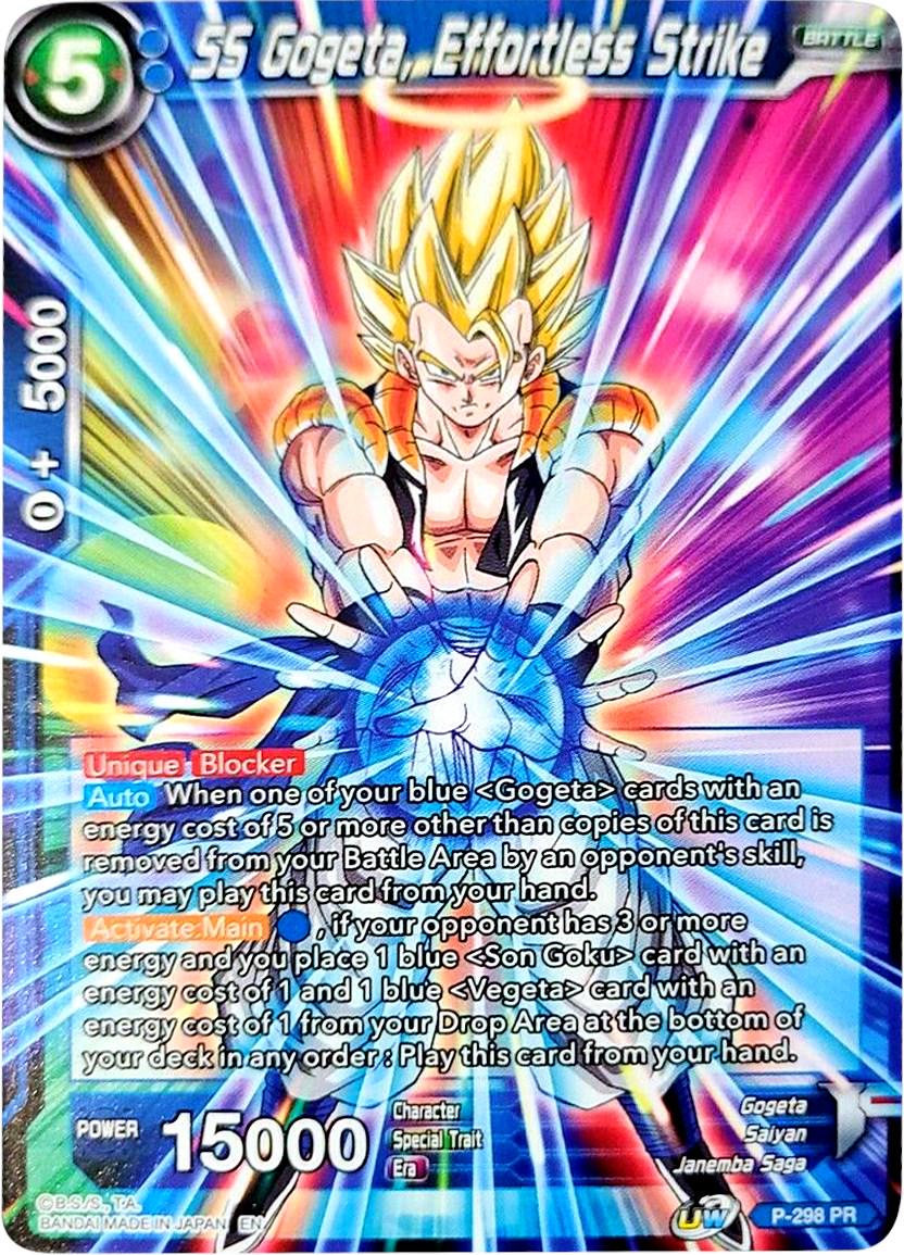 SS Gogeta, Effortless Strike P-298 Dragon Ball Fusion World Promos