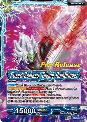 Fused Zamasu // Fused Zamasu, Divine Ruinbringer BT10-032 Dragon Ball Super Rise of the Unison Warrior: Pre-Release Promos