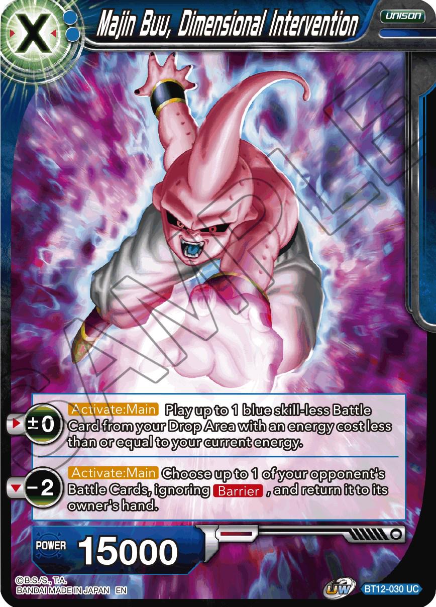 Majin Buu, Dimensional Intervention [Foil] BT12-030 Dragon Ball Super Vicious Rejuvenation