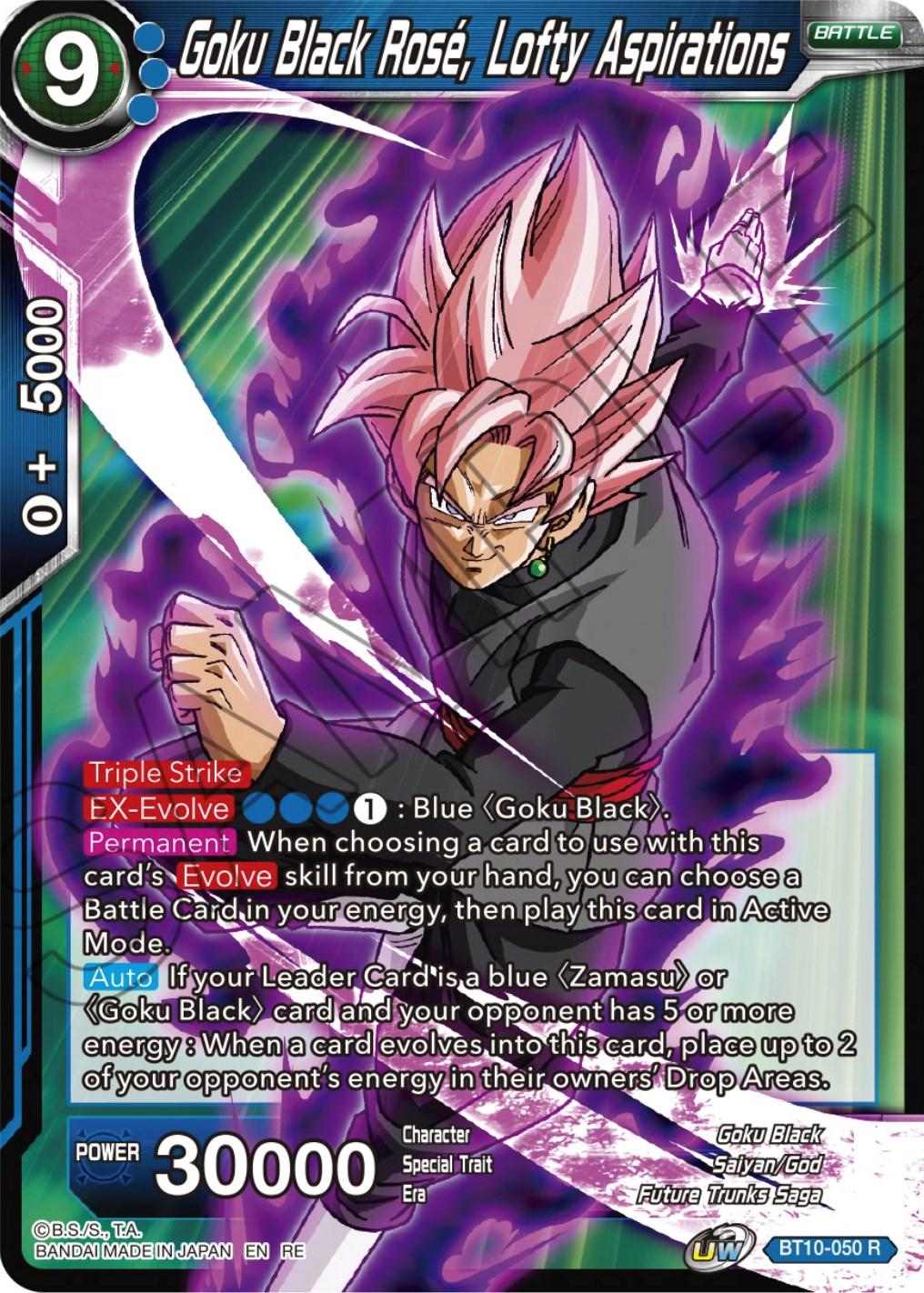 Goku Black Rose, Lofty Aspirations [Reprint Foil] BT10-050 Dragon Ball Super Expansion Set: Ultimate Deck 2023