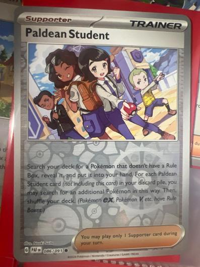 Paldean Student [Reverse Holo] #86 photo