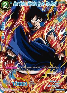 Son Goku, Striving to be the Best TB3-021 Dragon Ball Super Clash of Fates