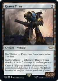 Reaver Titan [Surge Foil] #163 Magic Warhammer 40,000