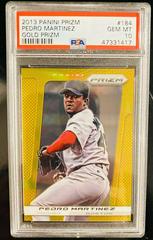 Pedro Martinez [Gold Prizm] #184 Baseball Cards 2013 Panini Prizm Prices