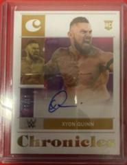 Xyon Quinn [Gold] Wrestling Cards 2022 Panini Chronicles WWE Signatures Prices