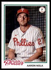 Aaron Nola #129 Baseball Cards 2022 Topps Archives Prices