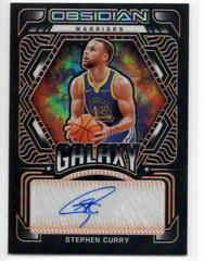 Stephen Curry [Orange] Basketball Cards 2021 Panini Obsidian Galaxy Autographs Prices