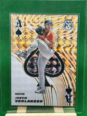 Justin Verlander [Mosaic] #ACE7 Baseball Cards 2021 Panini Mosaic Aces Prices