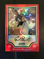 Gordon Beckham [Refractor] Baseball Cards 2009 Bowman Chrome Prices