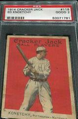 Ed Konetchy #118 Baseball Cards 1914 Cracker Jack Prices