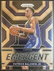 Patrick Baldwin Jr. #1 Basketball Cards 2022 Panini Prizm Emergent Prices