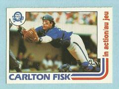 Carlton Fisk [In Action] Baseball Cards 1982 O Pee Chee Prices