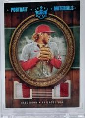 Alec Bohm [Blue] #PM-AB Baseball Cards 2022 Panini Diamond Kings Portrait Materials Prices