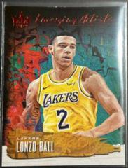 Lonzo Ball [Ruby] #11 Basketball Cards 2018 Panini Court Kings Emerging Artists Prices