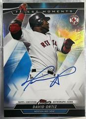 David Ortiz Baseball Cards 2020 Topps Finest Moments Autographs Prices
