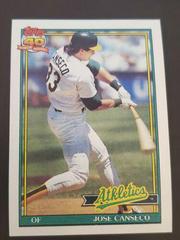 Jose Canseco #700 Baseball Cards 1991 Topps Prices