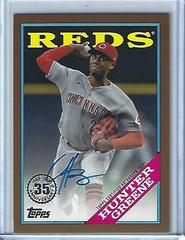 Hunter Greene [Gold] Baseball Cards 2023 Topps Update 1988 Autographs Prices