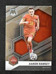 Aaron Ramsey #86 Soccer Cards 2021 Panini Mosaic Road to FIFA World Cup Prices