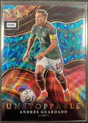 Andres Guardado [Peacock] #9 Soccer Cards 2022 Panini Select FIFA Unstoppable Prices