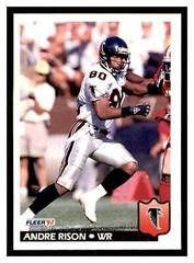 Andre Rison #15 Football Cards 1992 Fleer Prices