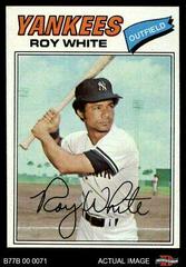 Roy White Baseball Cards 1977 Burger King Yankees Prices