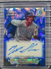 Matt Shaw #SSA-MS Baseball Cards 2023 Bowman Draft Chrome Sapphire Selections Autograph Prices