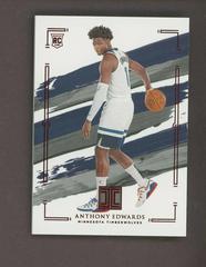 Anthony Edwards [Asia Red] Basketball Cards 2020 Panini Impeccable Prices