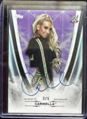 Carmella [Purple] Wrestling Cards 2020 Topps WWE Undisputed Autographs Prices