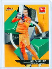 Jiri Pavlenka [Orange Refractor] #24 Soccer Cards 2020 Topps Finest Bundesliga Prices
