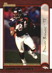 Shannon Sharpe [Gold] #133 Football Cards 1999 Bowman Prices