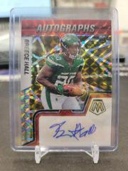 Breece Hall [Red] Football Cards 2022 Panini Mosaic Rookie Autographs Prices