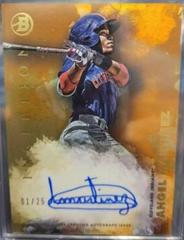 Angel Martinez [Orange] #PA-AMZ Baseball Cards 2021 Bowman Inception Autographs Prices