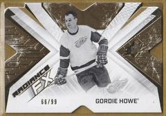Gordie Howe [Gold] #RFX-6 Hockey Cards 2022 SPx Radiance FX Prices